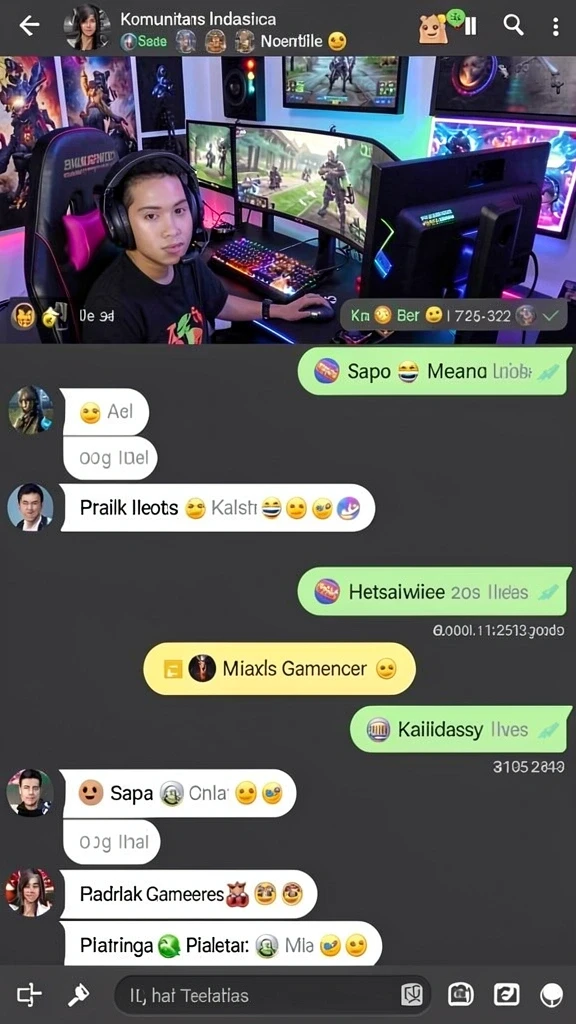 Fitur sosial memungkinkan interaksi yang menyenangkan.