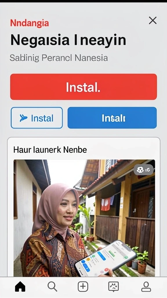Tampilan antarmuka yang ramah pengguna.