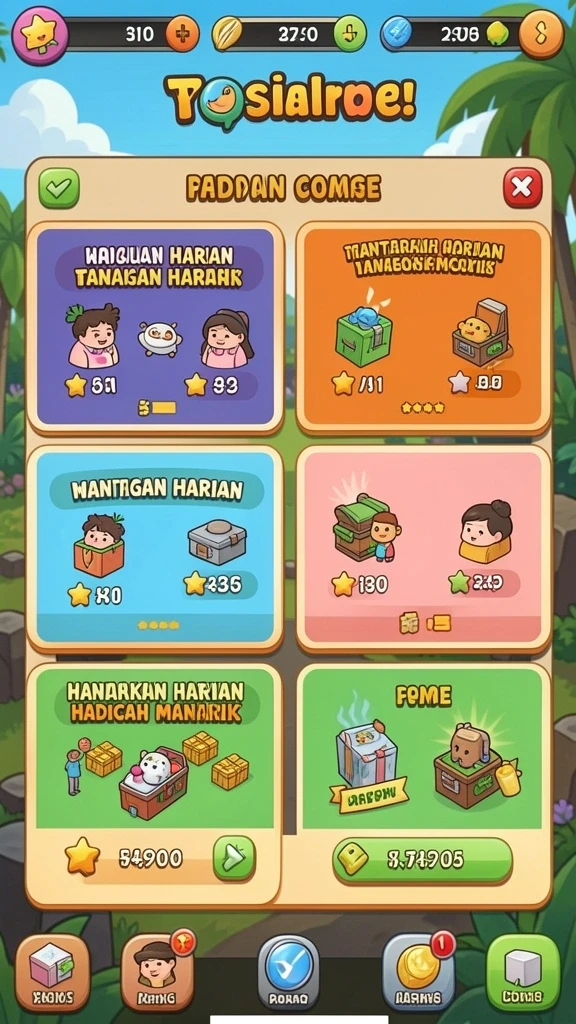 Tampilan antarmuka yang menarik dan mudah dipahami.