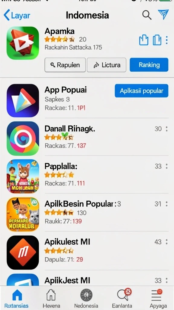 Tampilan utama aplikasi BANDARCOLOK yang menarik.