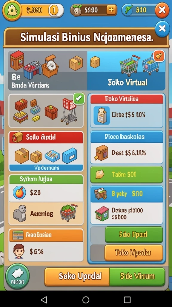 Tampilan antarmuka yang user-friendly dan menarik.