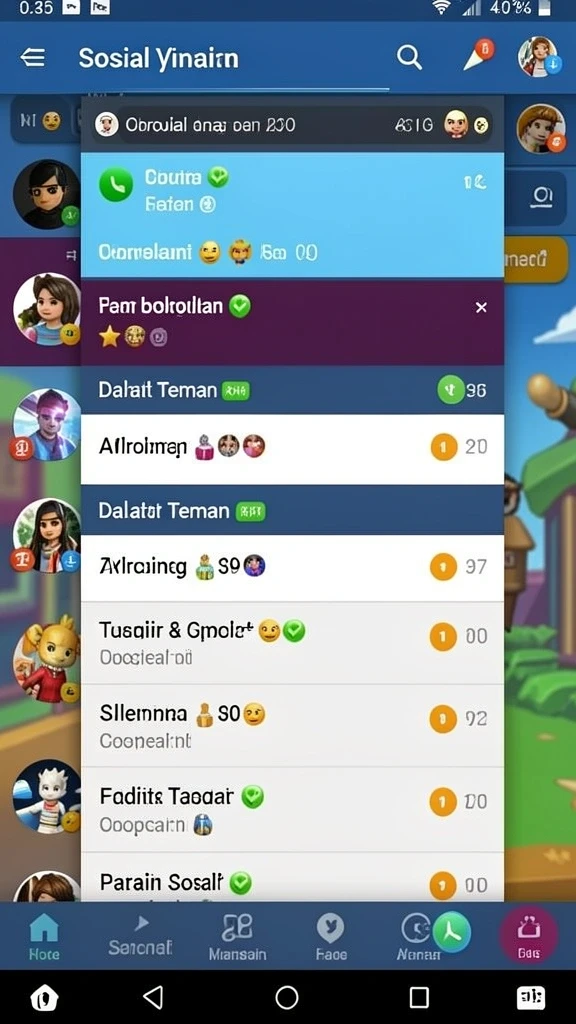 Grafis yang menakjubkan dan penuh warna.