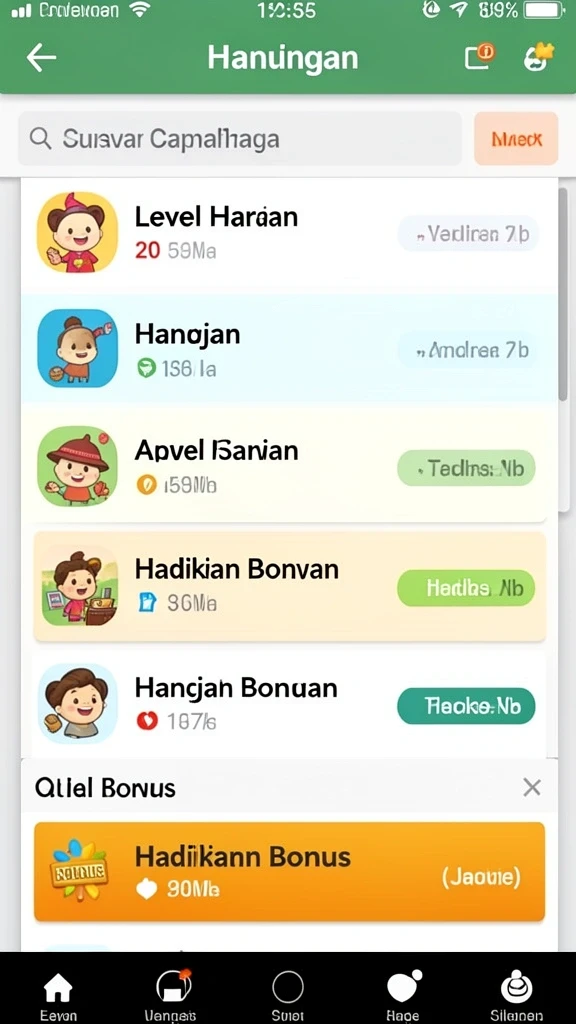 Momen seru dalam pertarungan melawan musuh yang menantang.