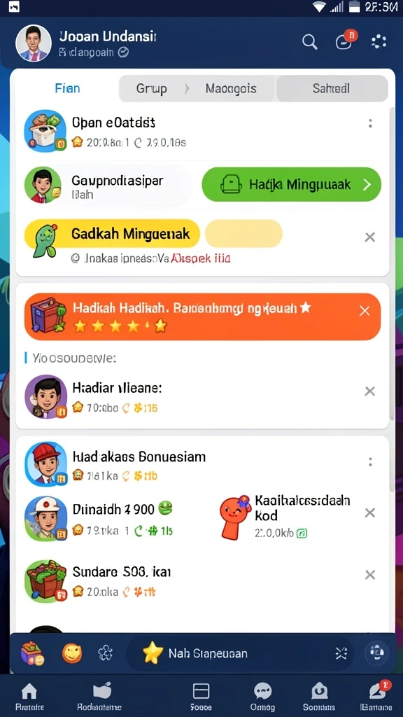 Tangkapan layar menampilkan suasana permainan yang menakjubkan.