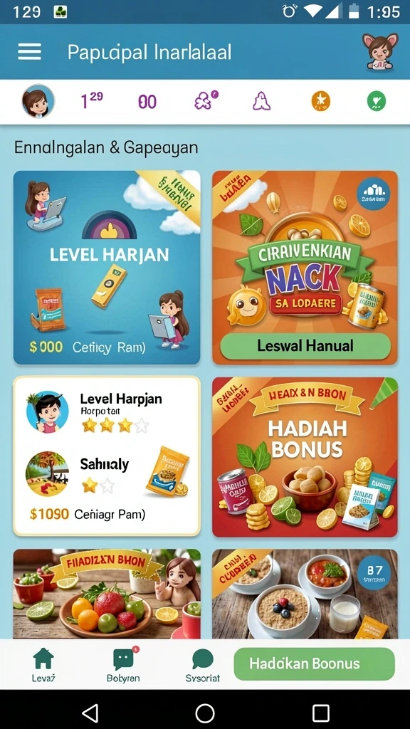 Screenshot memperlihatkan salah satu level dengan tantangan yang mendebarkan.