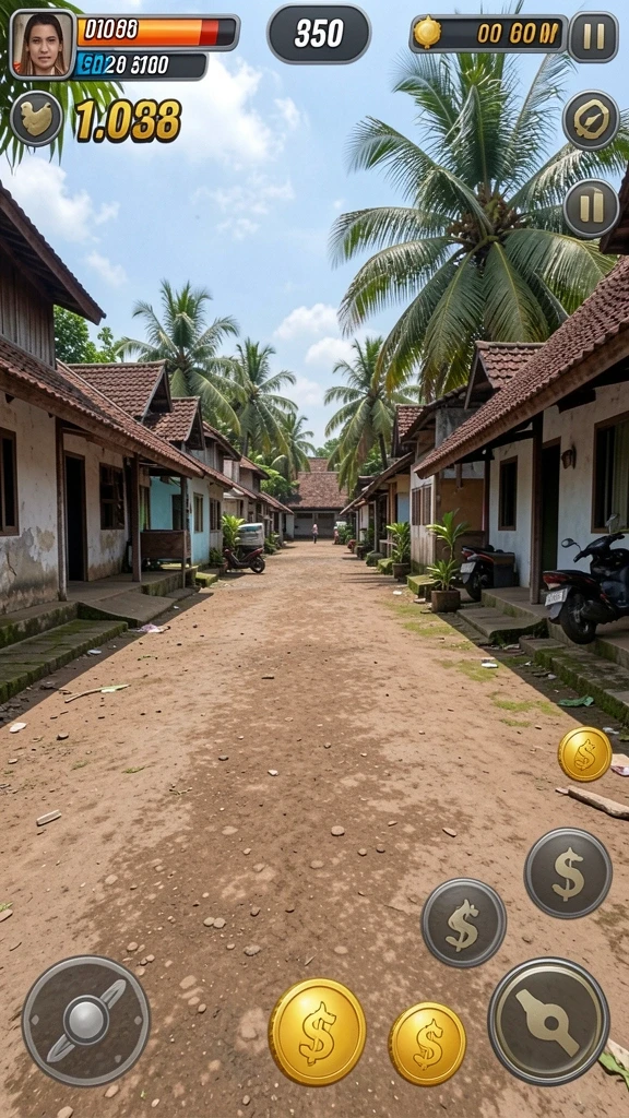 Fitur multiplayer yang memungkinkan bersaing dengan teman.