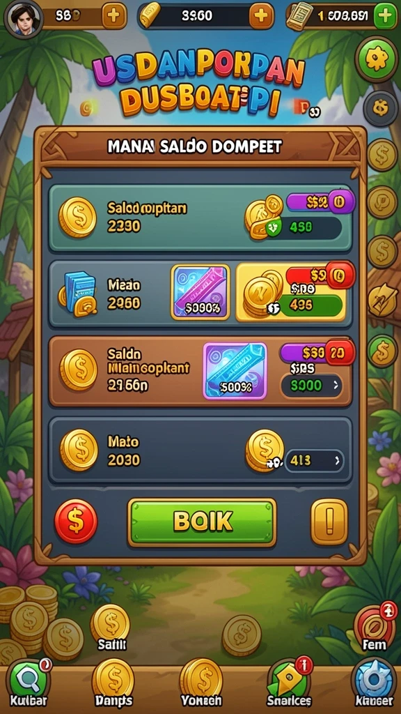 Karakter-karakter unik yang dapat diunlock dan diupgrade.