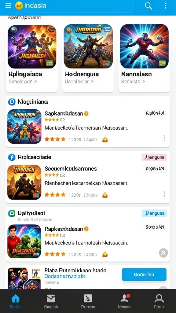Karakter unik dengan kemampuan tempur yang berbeda-beda.