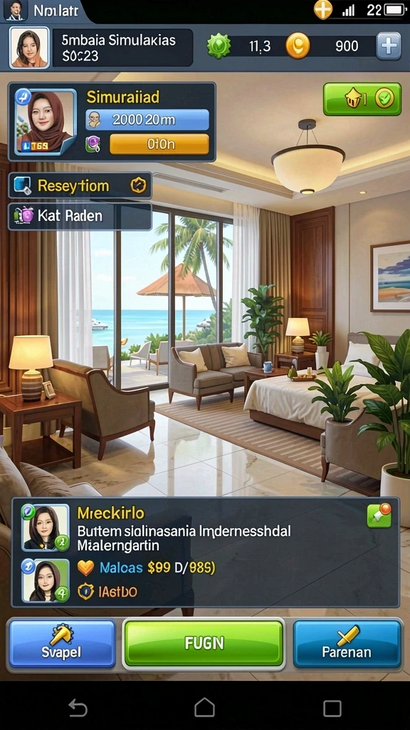 Tampilan antarmuka yang user-friendly dan intuitif.