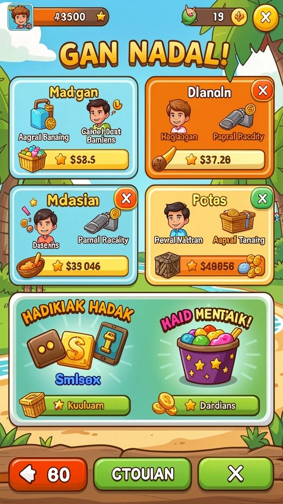 Tangkapan layar menunjukkan mode multipemain yang kompetitif.