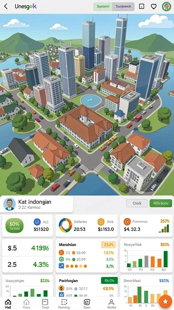 Screenshot 1: Tampilan grafis yang menawan dari KEREN77.