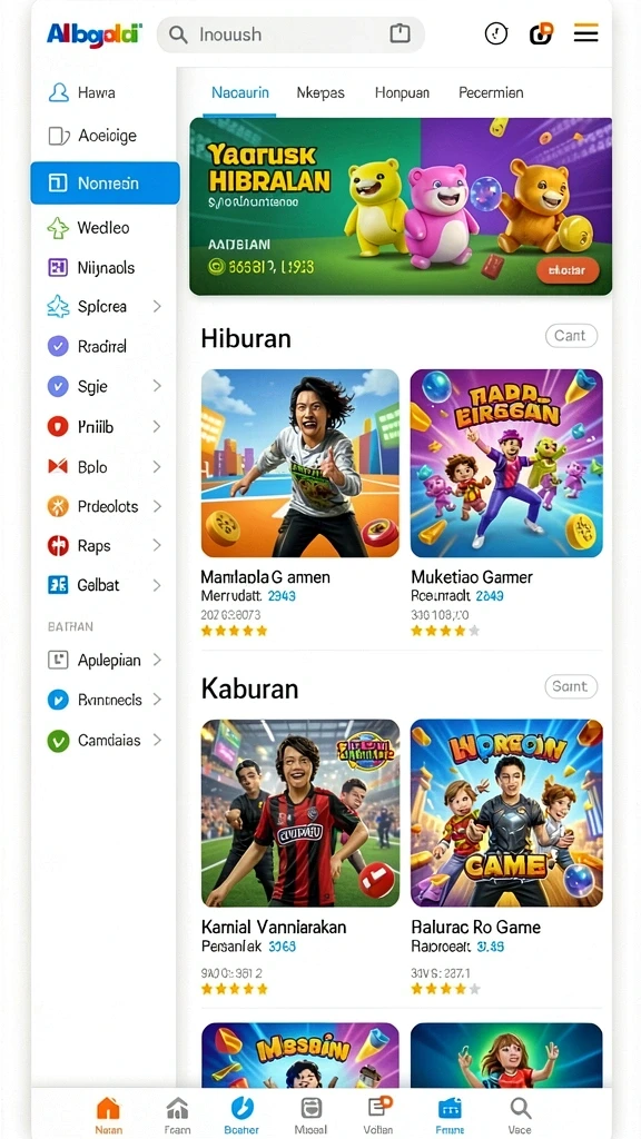 Beragam karakter dengan desain unik dan menarik.