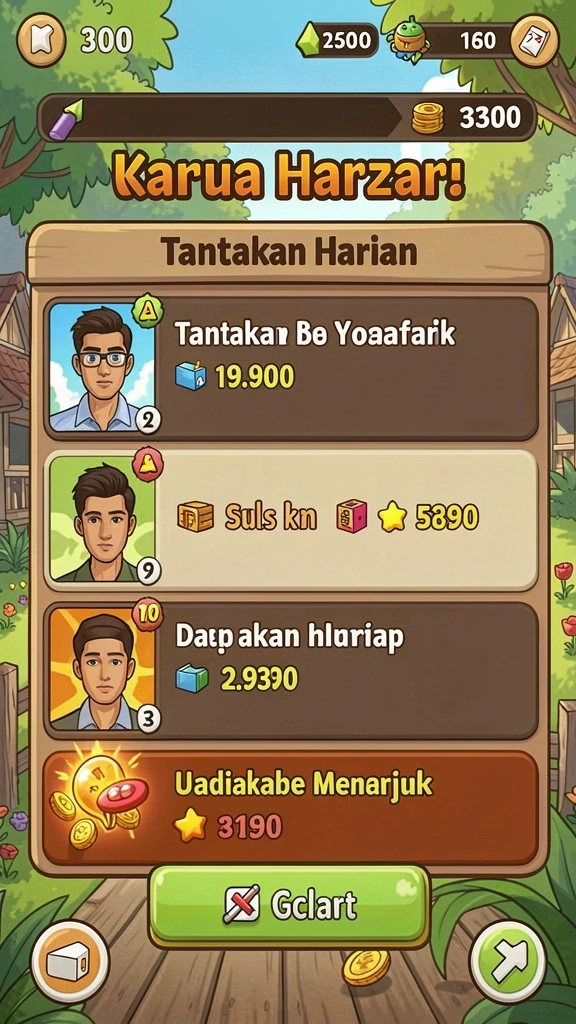 Mode permainan yang bervariasi memberikan tantangan baru setiap saat.
