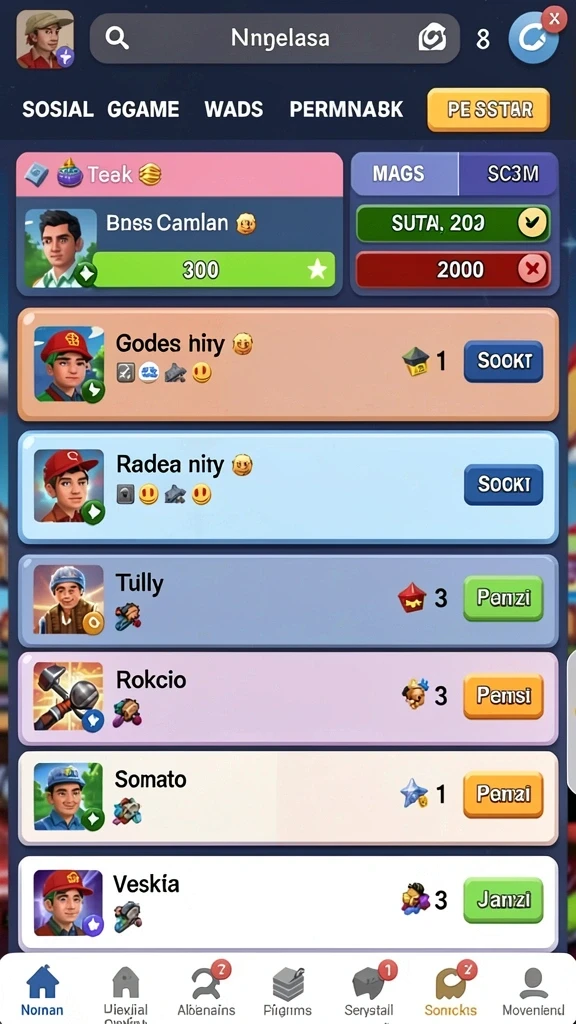 Sistem reward yang menguntungkan dan menggoda.