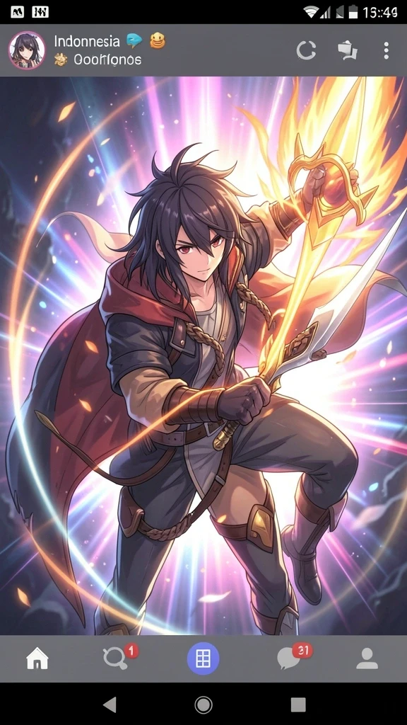 Tangkapan layar dari hero baru di MLBB8.