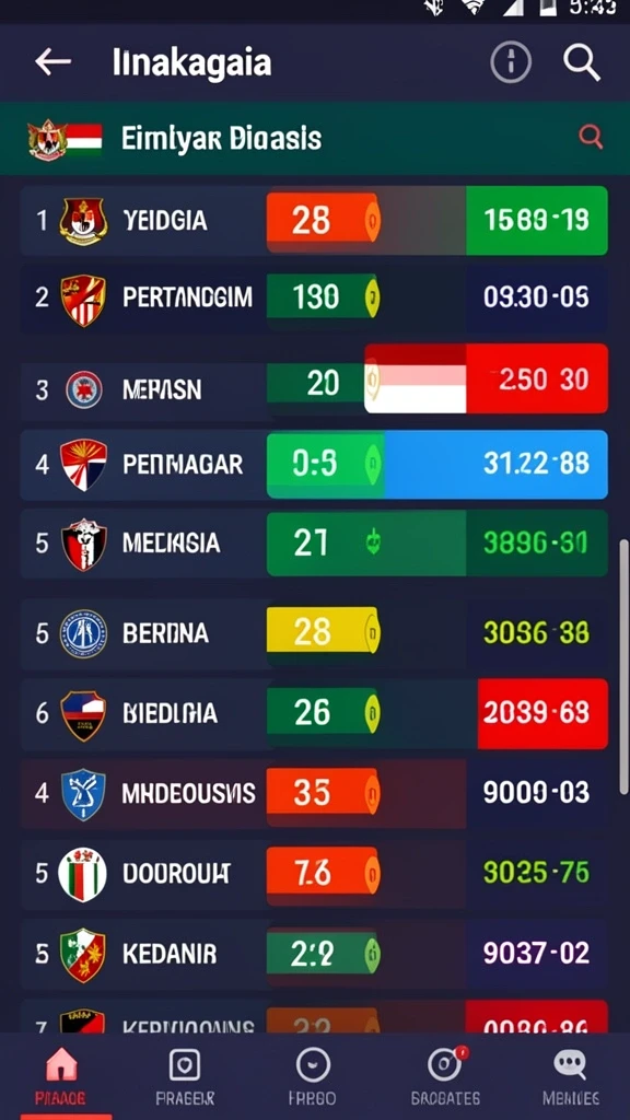 Tangkapan layar pertarungan tim yang mendebarkan.
