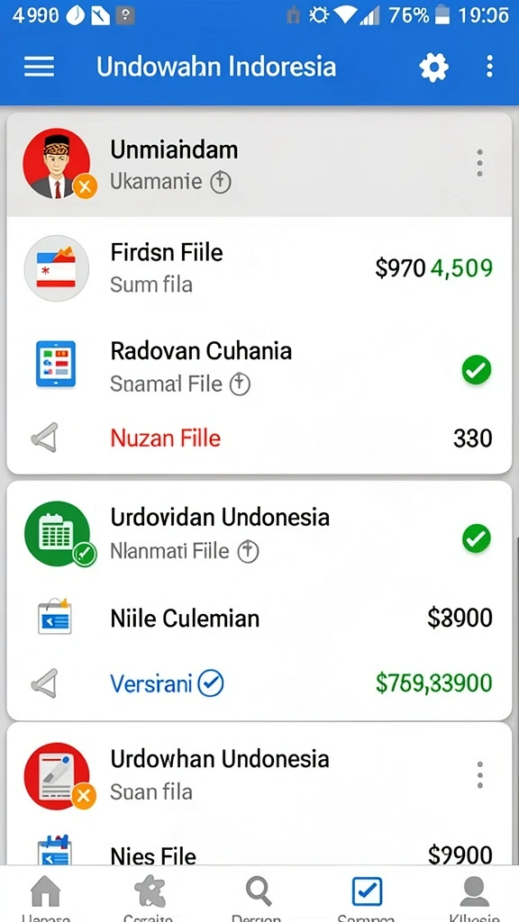 Tampilan antarmuka yang menarik dan mudah dinavigasi.