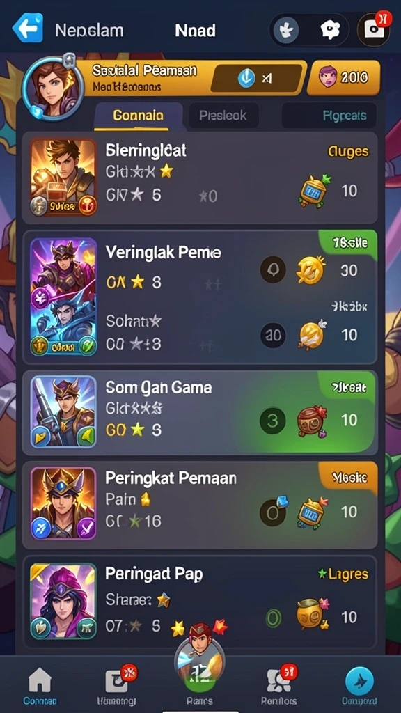 Screenshot menampilkan tampilan grafis yang memukau dari game.