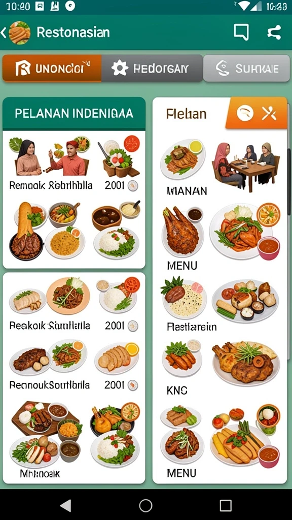 Tangkapan layar menampilkan berbagai item yang dapat dikumpulkan.