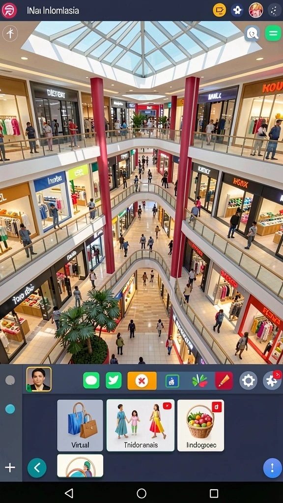 Tampilan utama yang menarik dan user-friendly.
