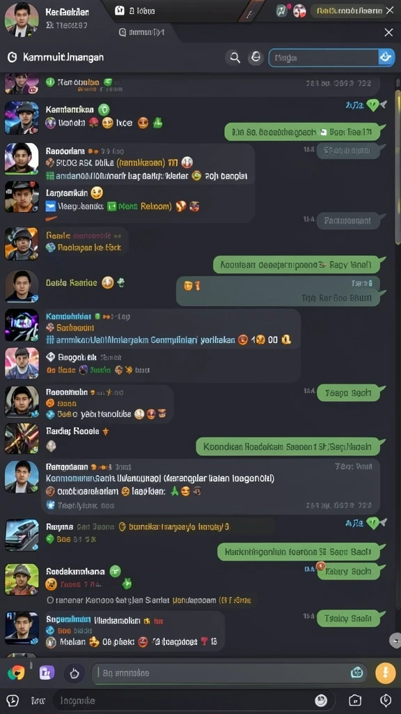 Suasana dunia fantasi yang memukau dan menawan.