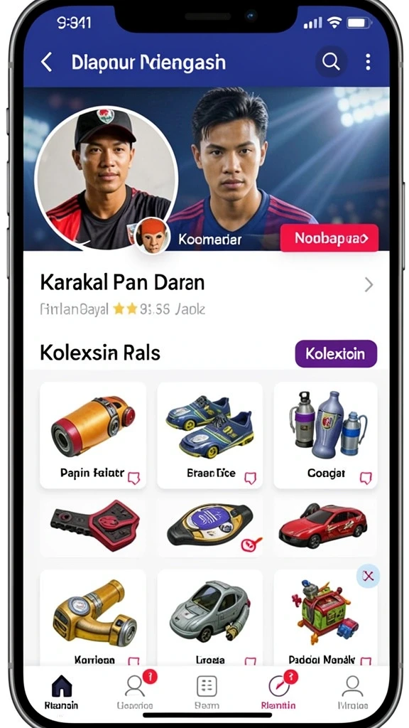 Tangkapan layar menunjukkan sistem reward setelah menyelesaikan level.