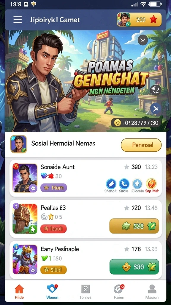 Mode permainan yang beragam dan menantang.