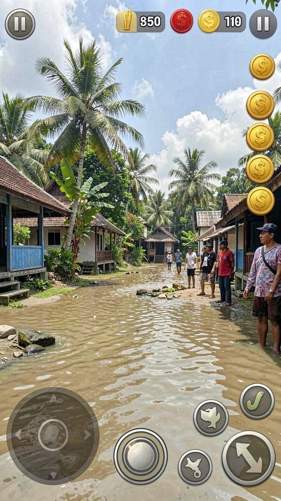 Gameplay yang mendebarkan dengan grafis tinggi.