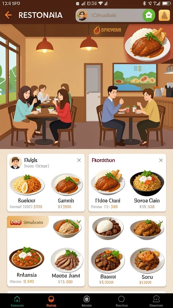 Tampilan antarmuka yang menarik dan mudah dinavigasi.