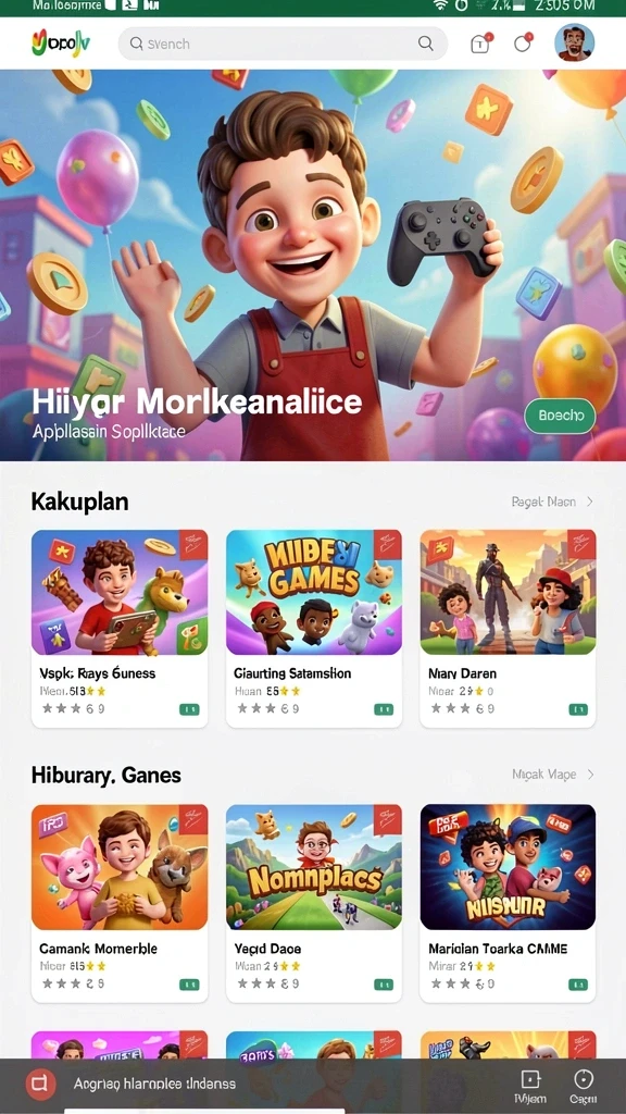 Tampilan antarmuka yang menarik dan mudah digunakan.