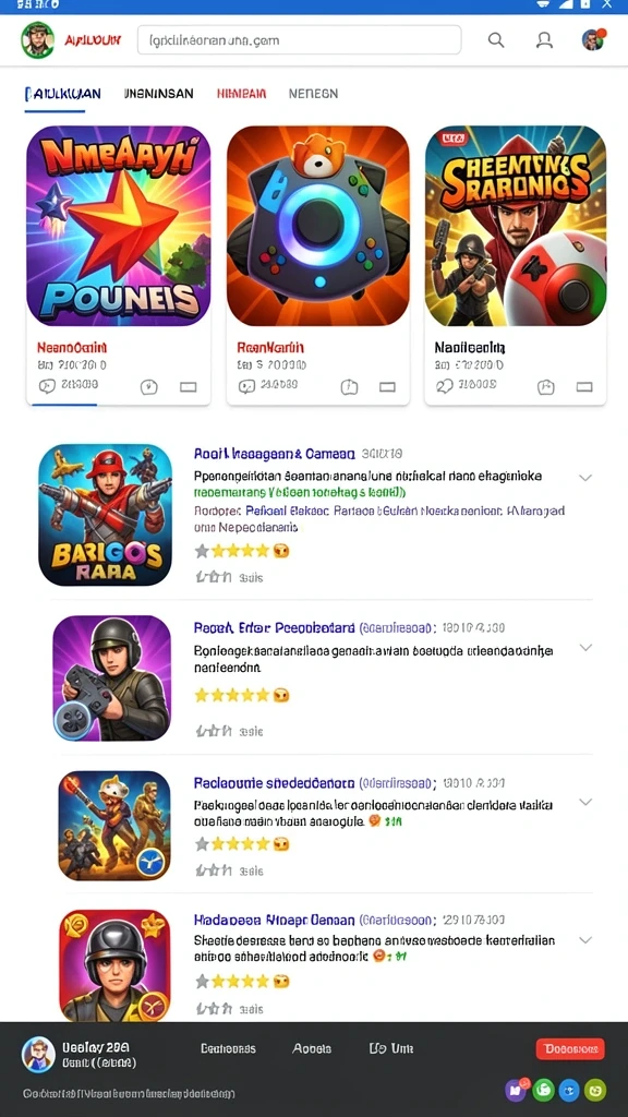 Mode permainan yang penuh tantangan dan seru.
