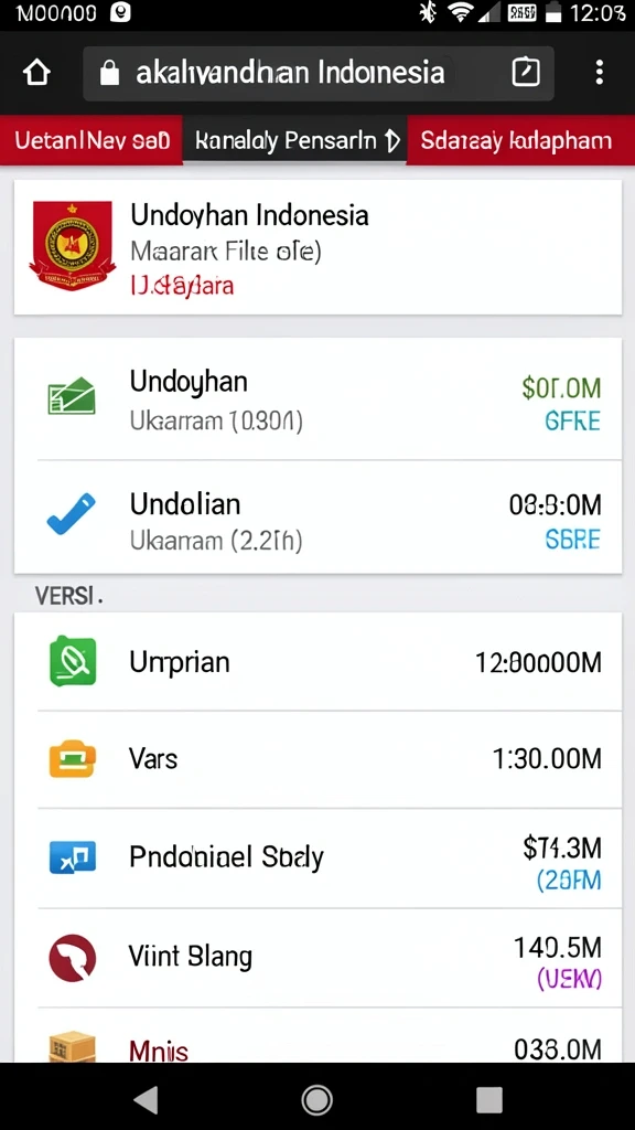 Tampilan awal aplikasi UNO4D yang menarik.
