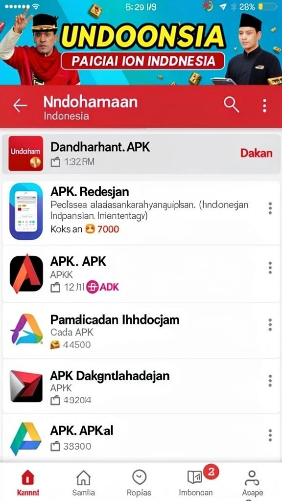 Tampilan antarmuka yang menarik dan mudah dinavigasi.